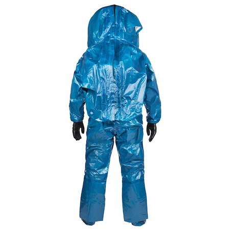 Lakeland Suit, INT650B, Interceptor, Chemical, 4X-Large, Blue INT650B-4XL